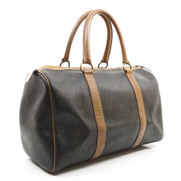 Auth Christian Dior Hand Bag Pvc Dark #15989C12 - Picture 4 of 14